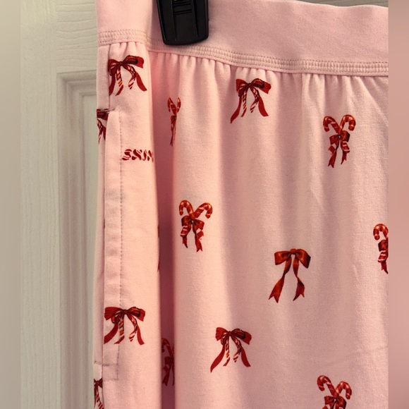SKIMS Candy Bow Boyfriend Long Sleeve and Pant Set-Cherry Blossom size Medium - Picture 12 of 14